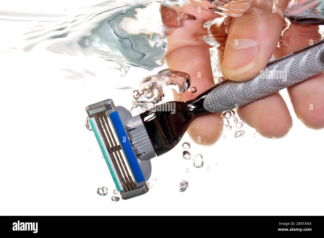 razor in water Stock Photo Alamy