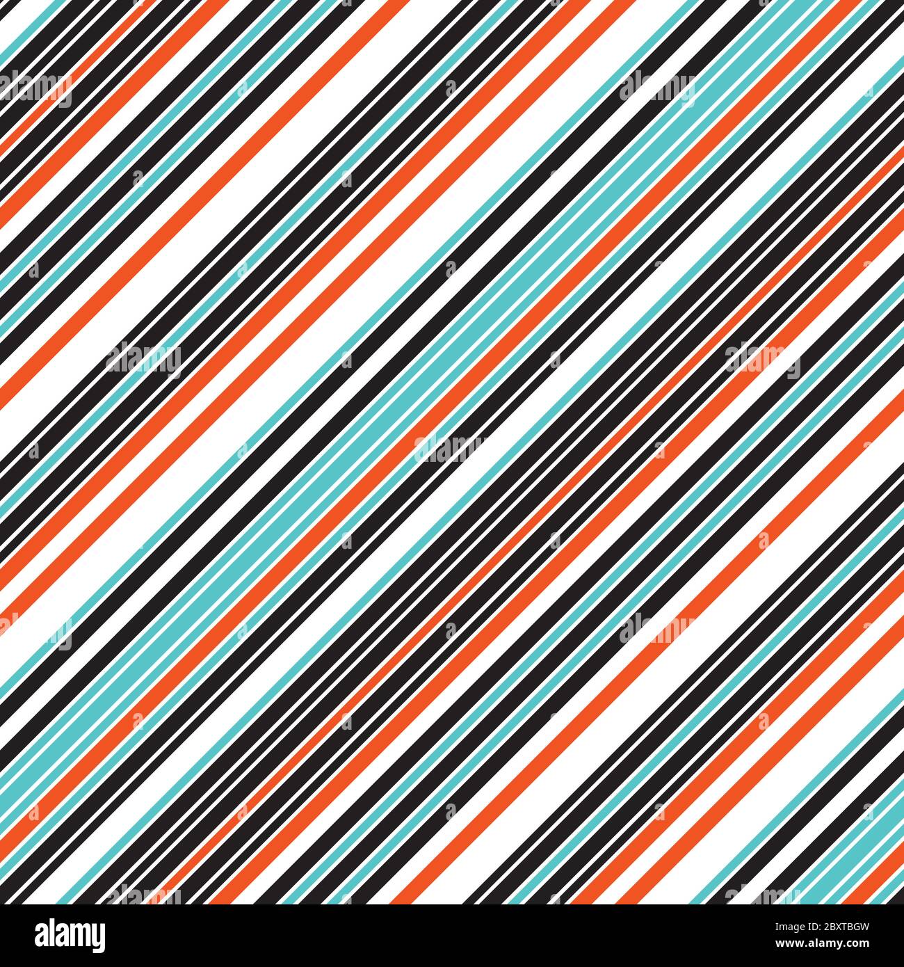Seamless pattern with oblique colored lines Stock Vector