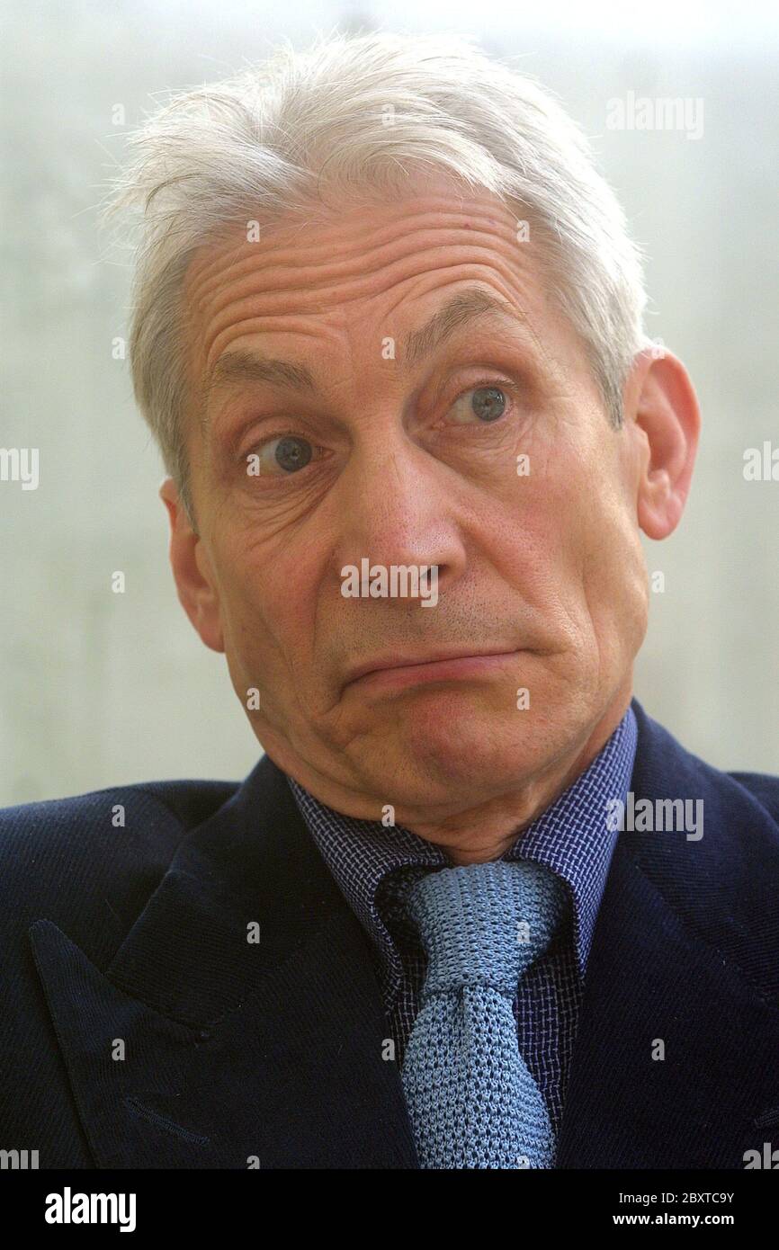 Charlie Watts,the drummer of The Rolling Stones Stock Photo