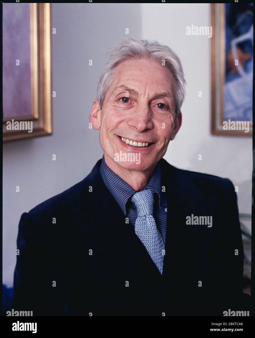 Charlie Watts,the drummer of The Rolling Stones Stock Photo