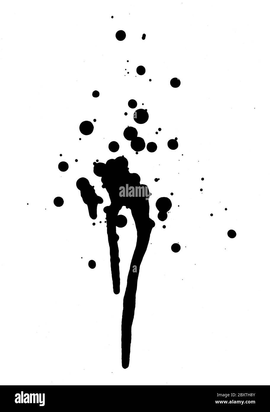 spray paint and drips Stock Photo Alamy