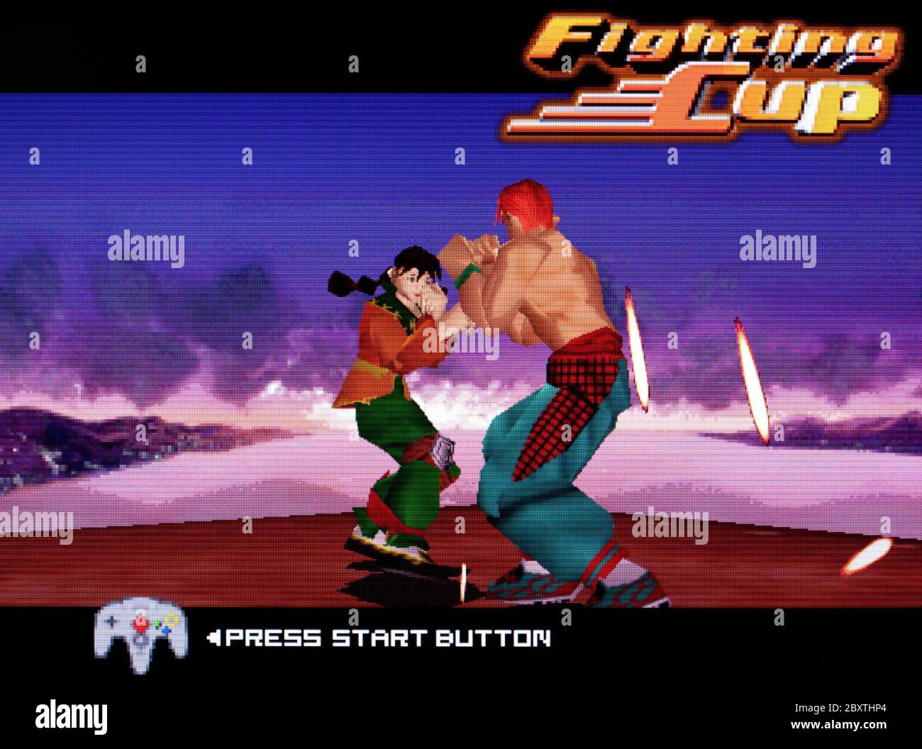 Fighting Cup - Nintendo 64 Videogame - Editorial use only Stock