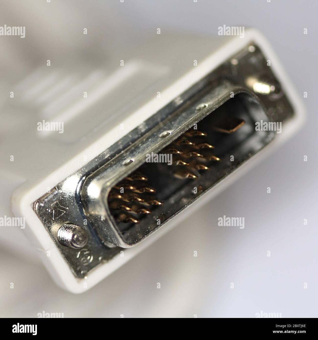 Monitor connector Stock Photo