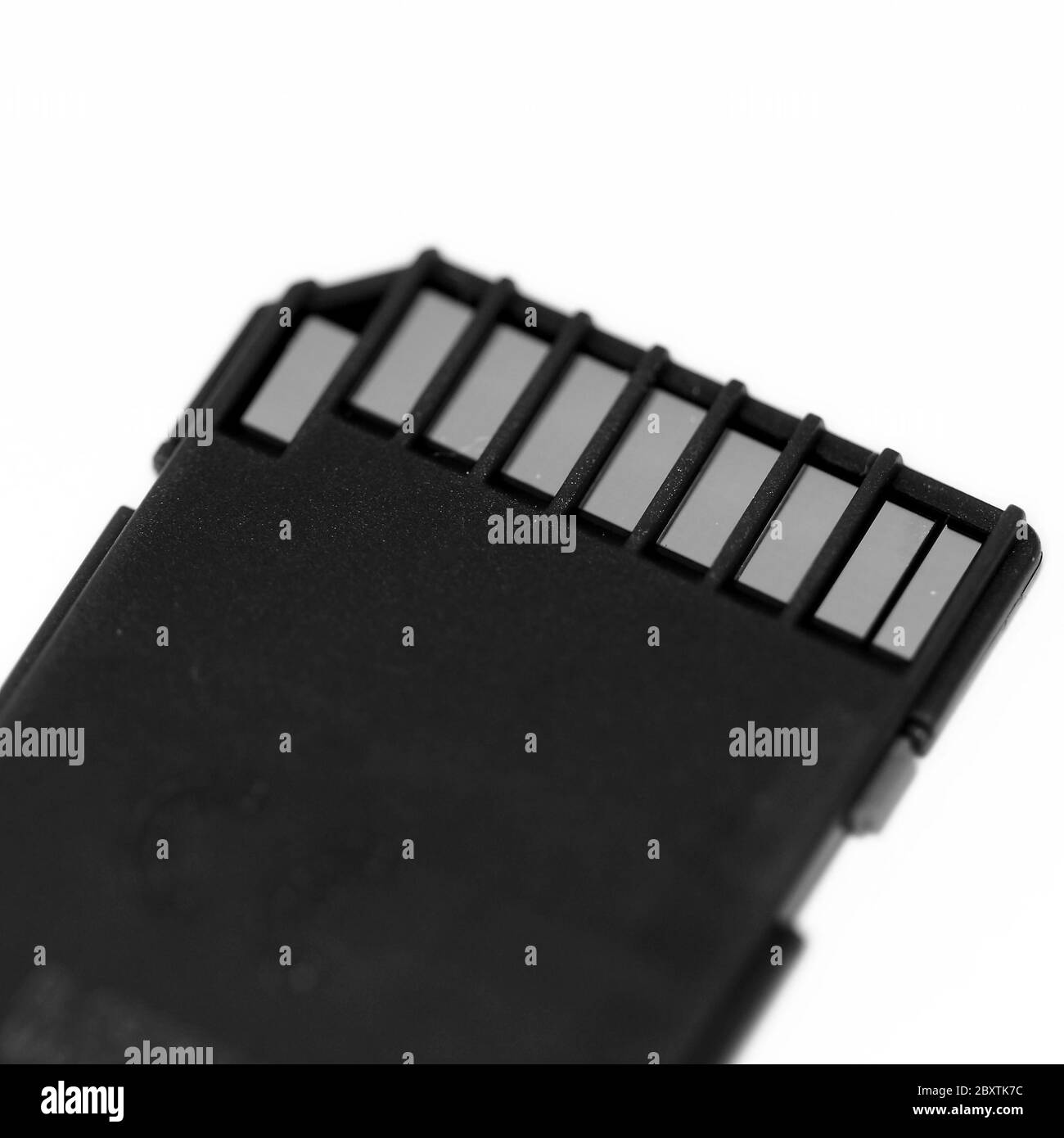 SDHC CARD isolated in black and white Stock Photo Alamy