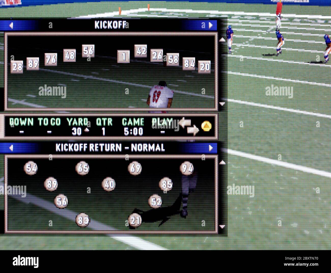 Madden NFL 2000 Nintendo 64 Videogame Editorial use only Stock