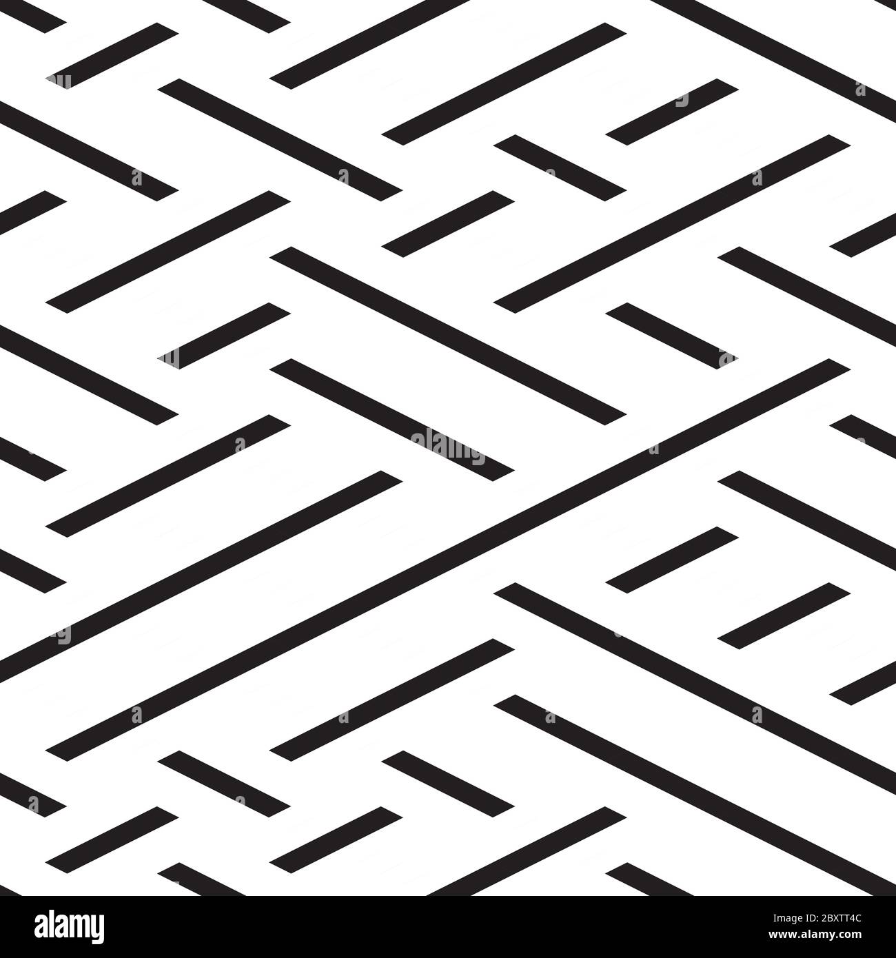 Seamless pattern with oblique black segments Stock Vector