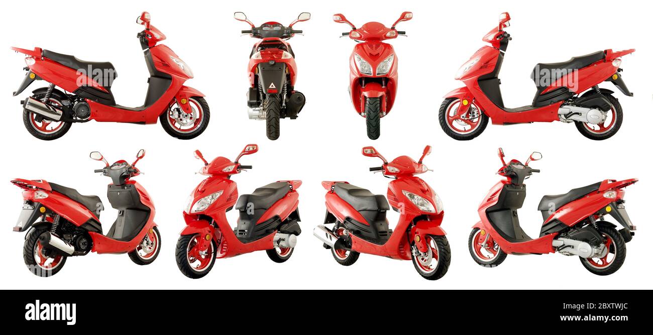 scooters and motorcycles Stock Photo Alamy