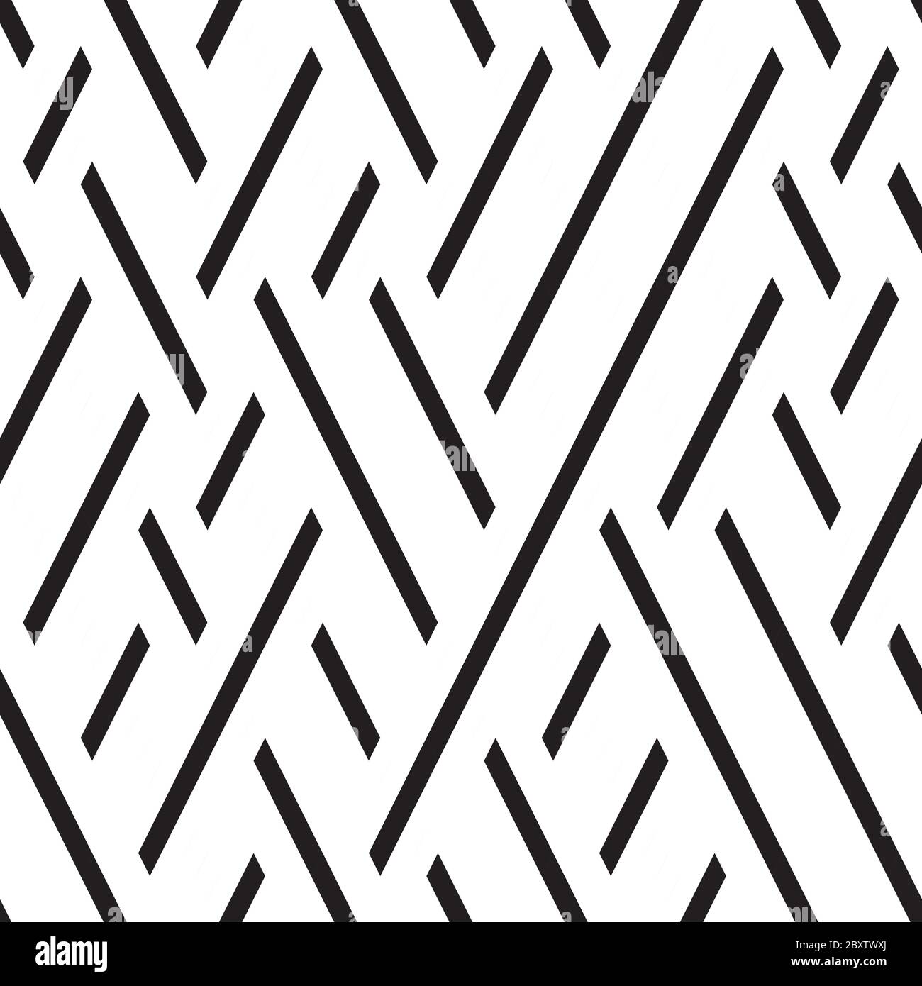 Seamless pattern with oblique black segments Stock Vector