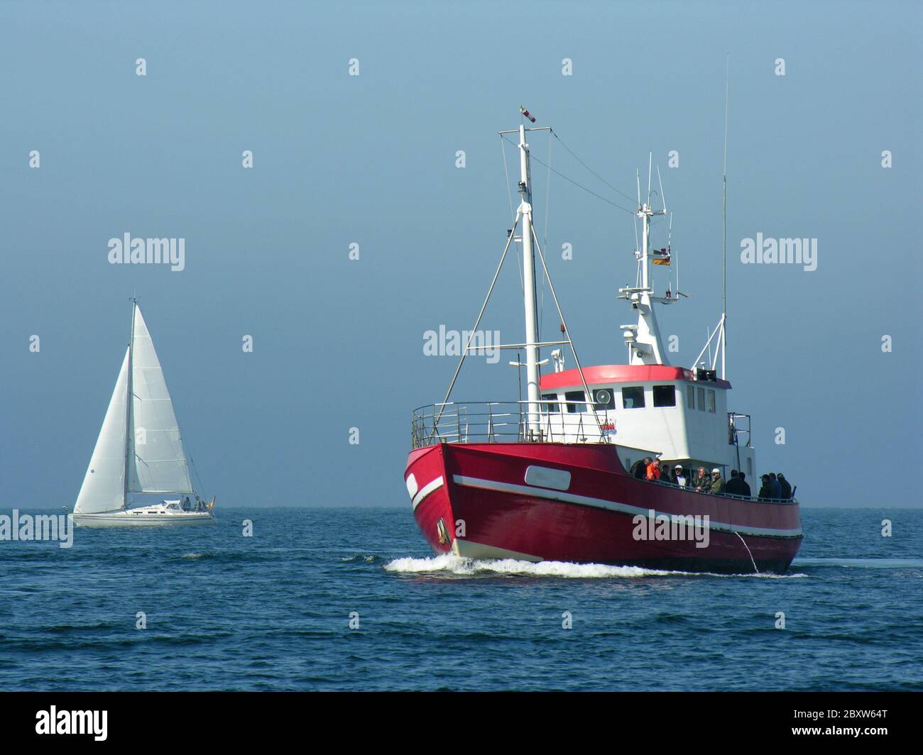 fishing smack Stock Photo