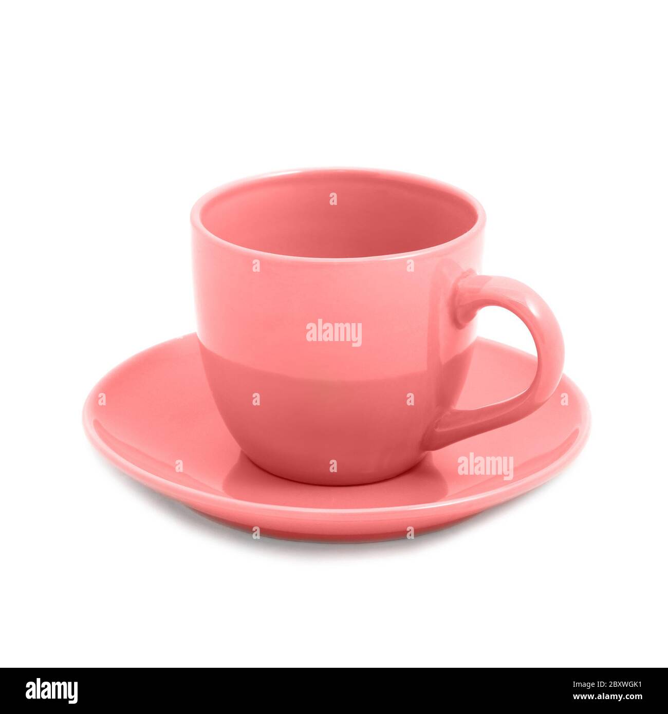Pink teacup Stock Photo
