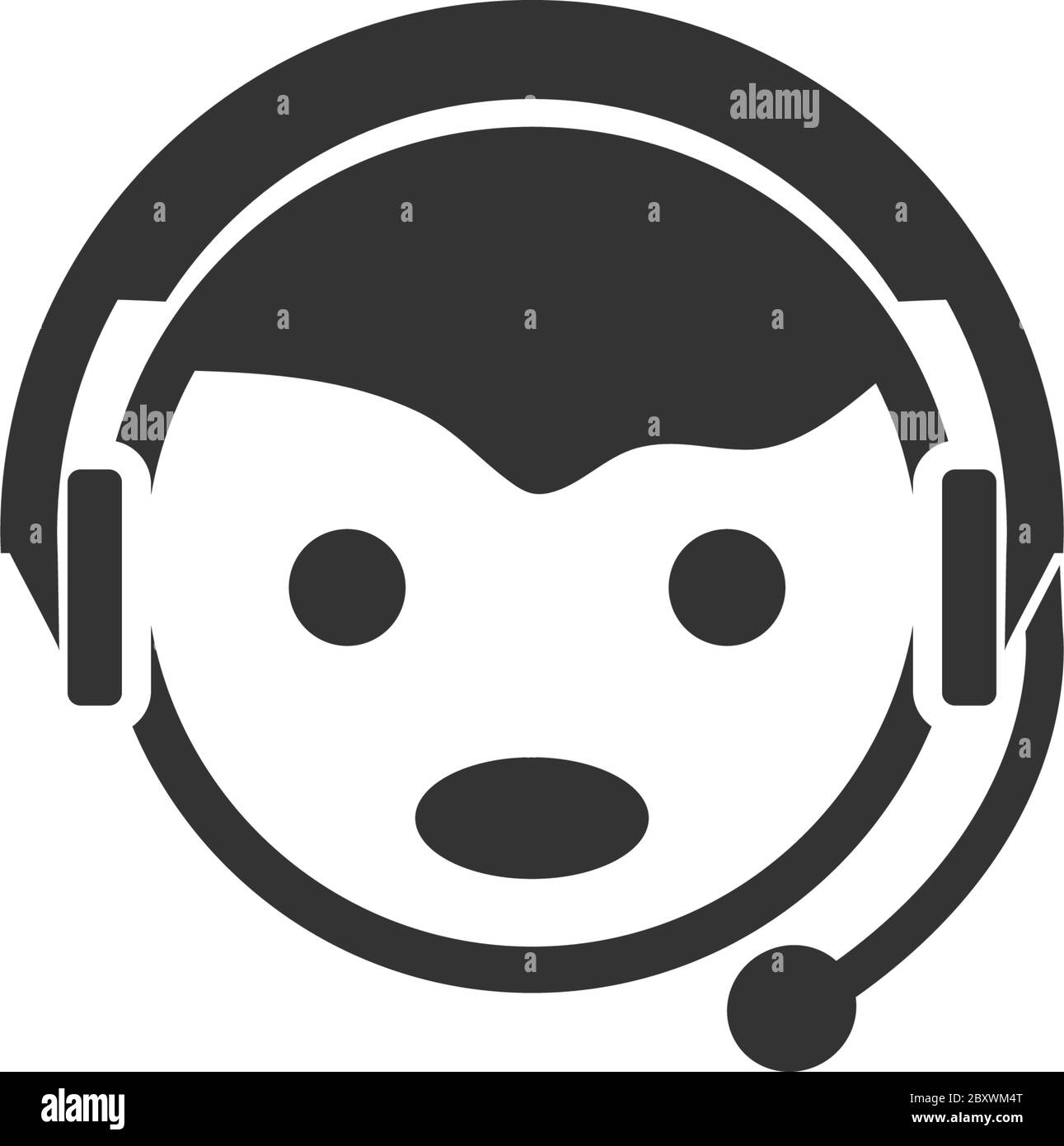 Support. Black Icon Flat on white background Stock Vector Image & Art