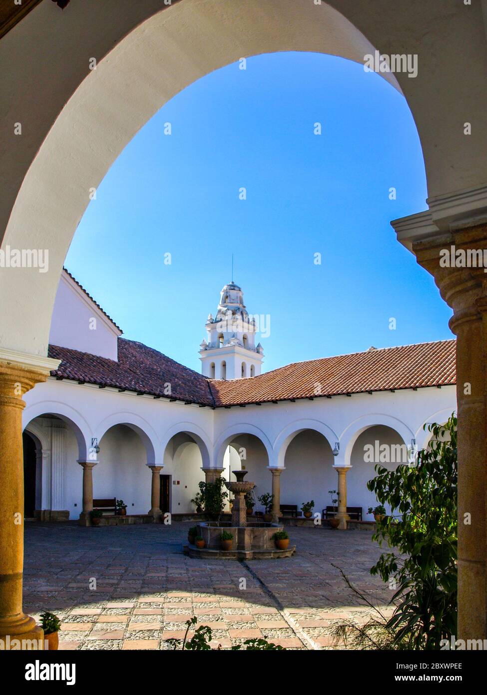 House of Liberty Museum, aka Casa de la Libertad, Sucre, Bolivia, South America. Stock Photo