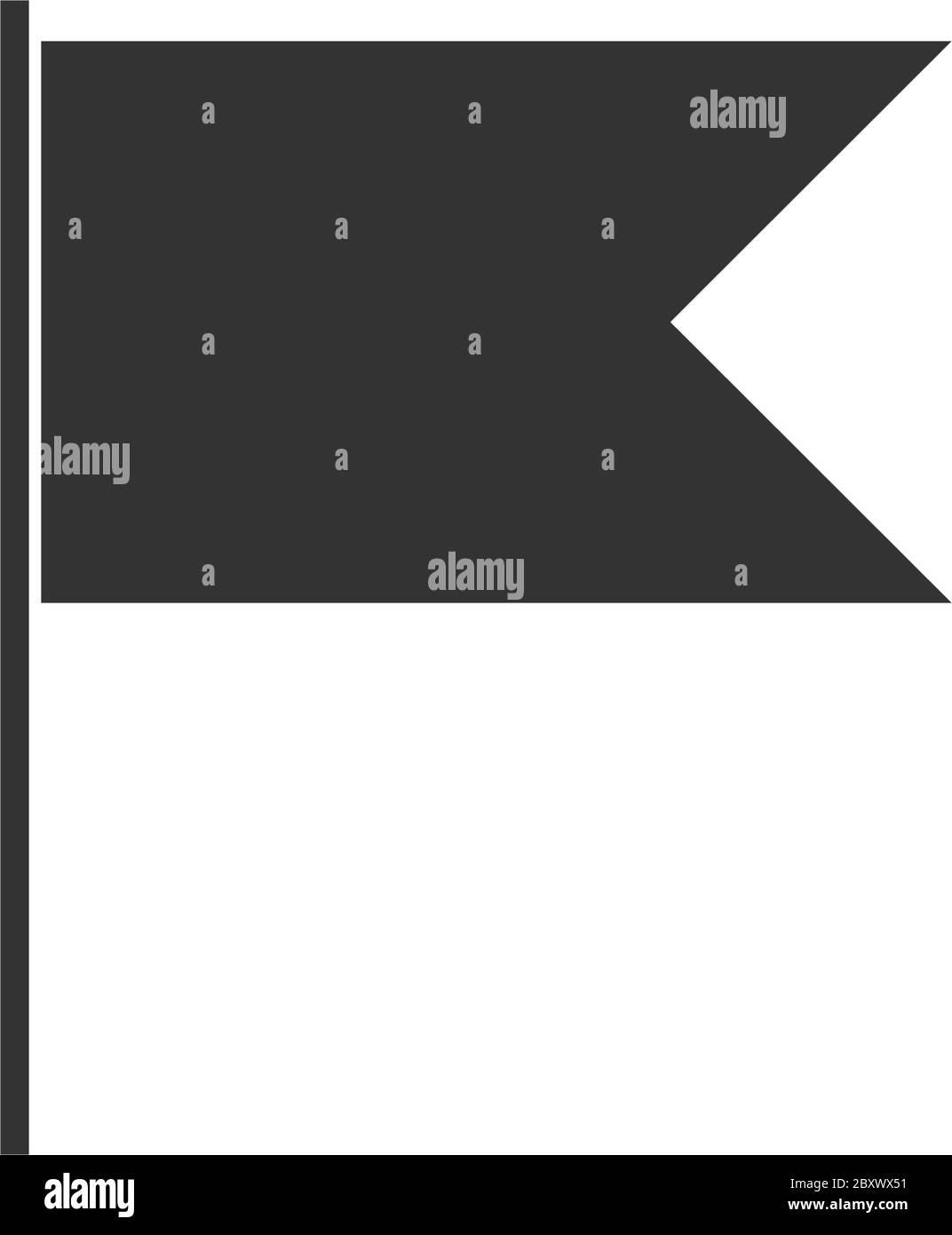 White and black pin flag Black and White Stock Photos & Images - Alamy