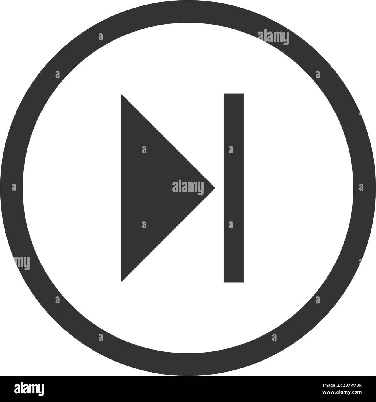 Next track black symbol hi-res stock photography and images - Alamy