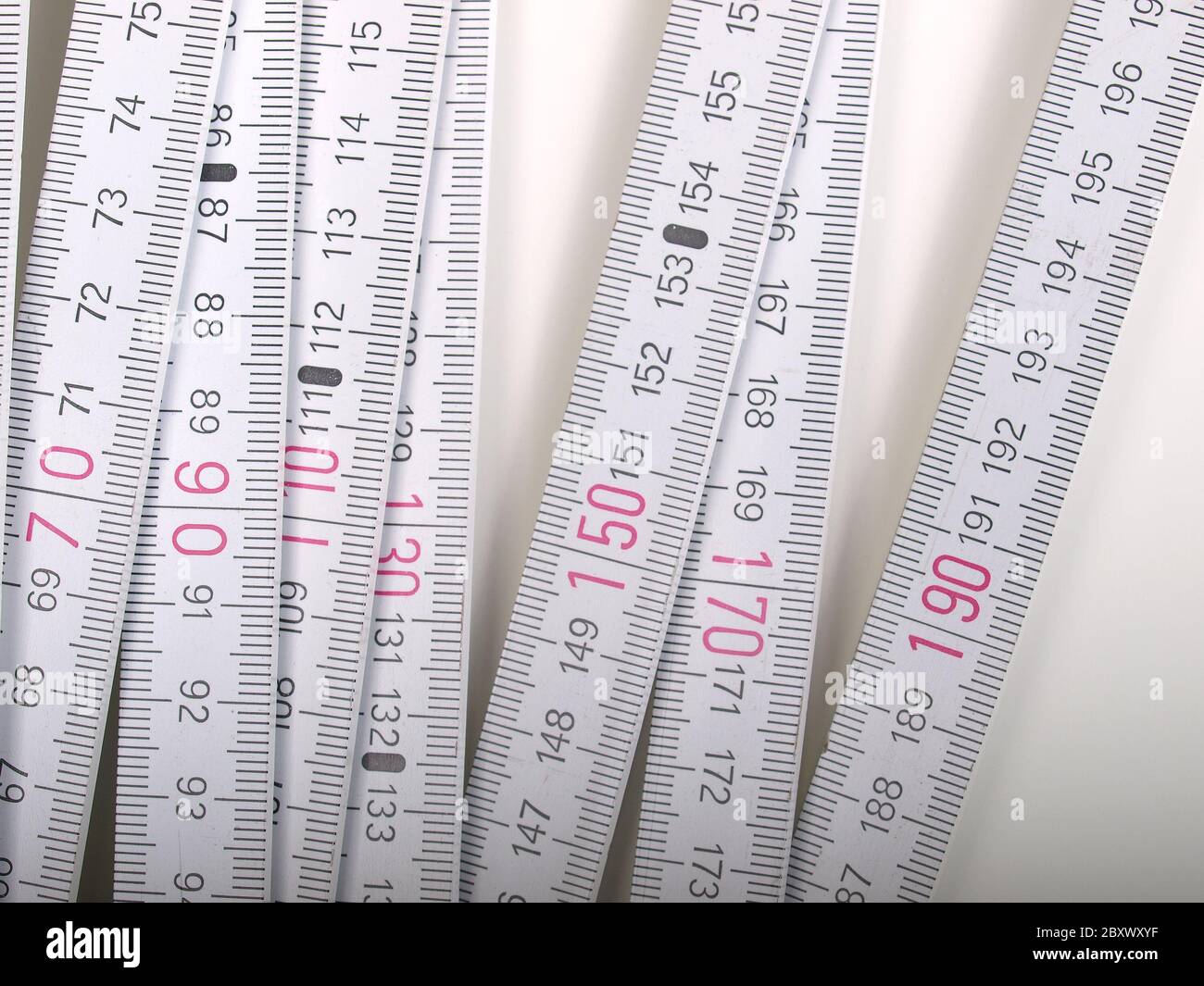 Carpenter ruler Stock Photo Alamy