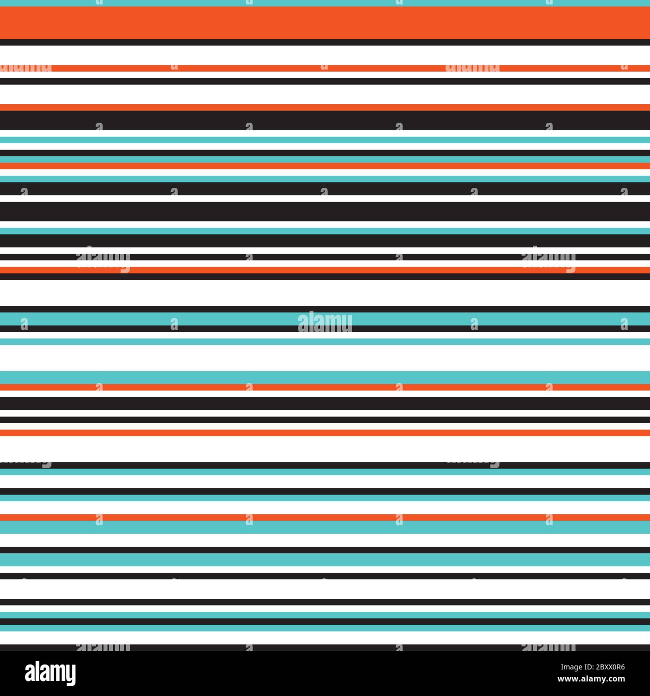 Seamless pattern with horizontal colored lines Stock Vector