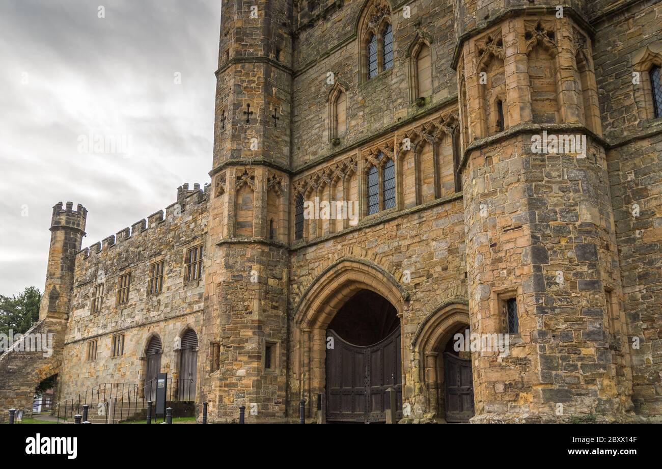 Battle Abbey of Hastings in England 1066. Stock Photo