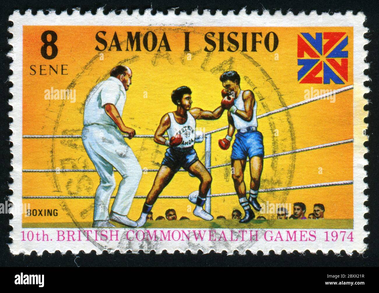 SAMOA CIRCA 1974 10th British Commonwealth Games. Boxing and Games