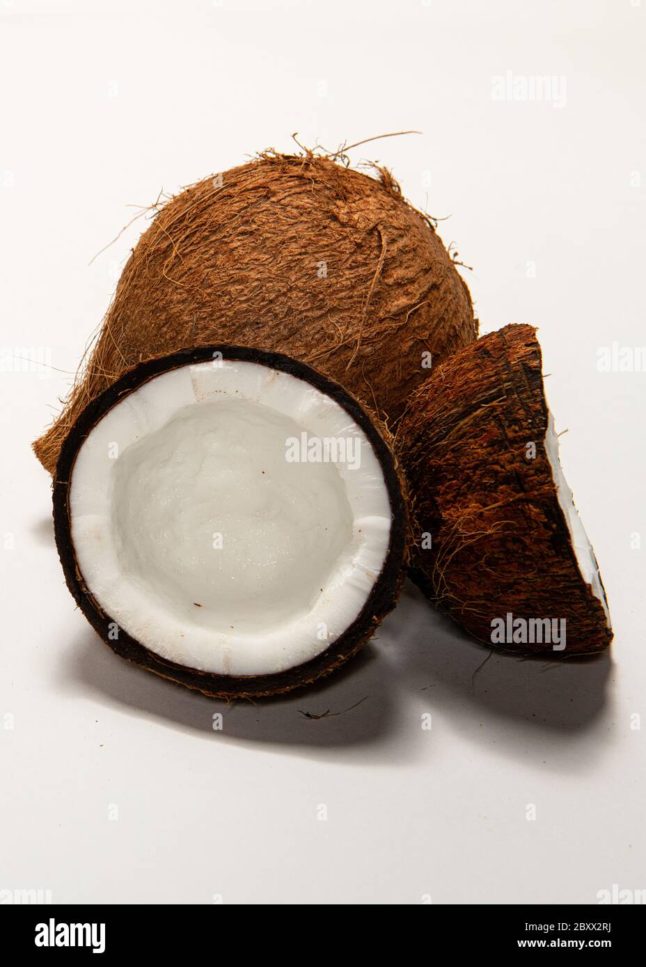 coconuts isolated on the white background Stock Photo
