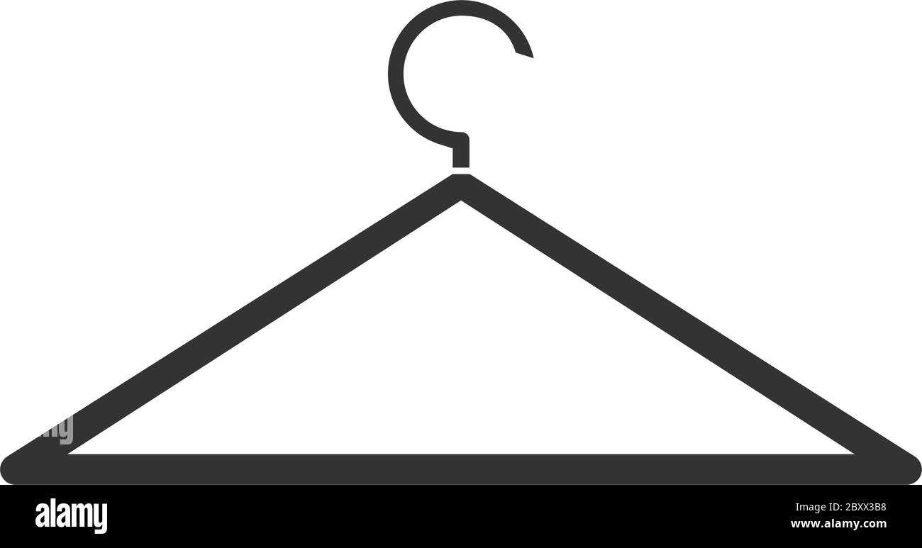 Coat on hook white background Stock Vector Images - Alamy