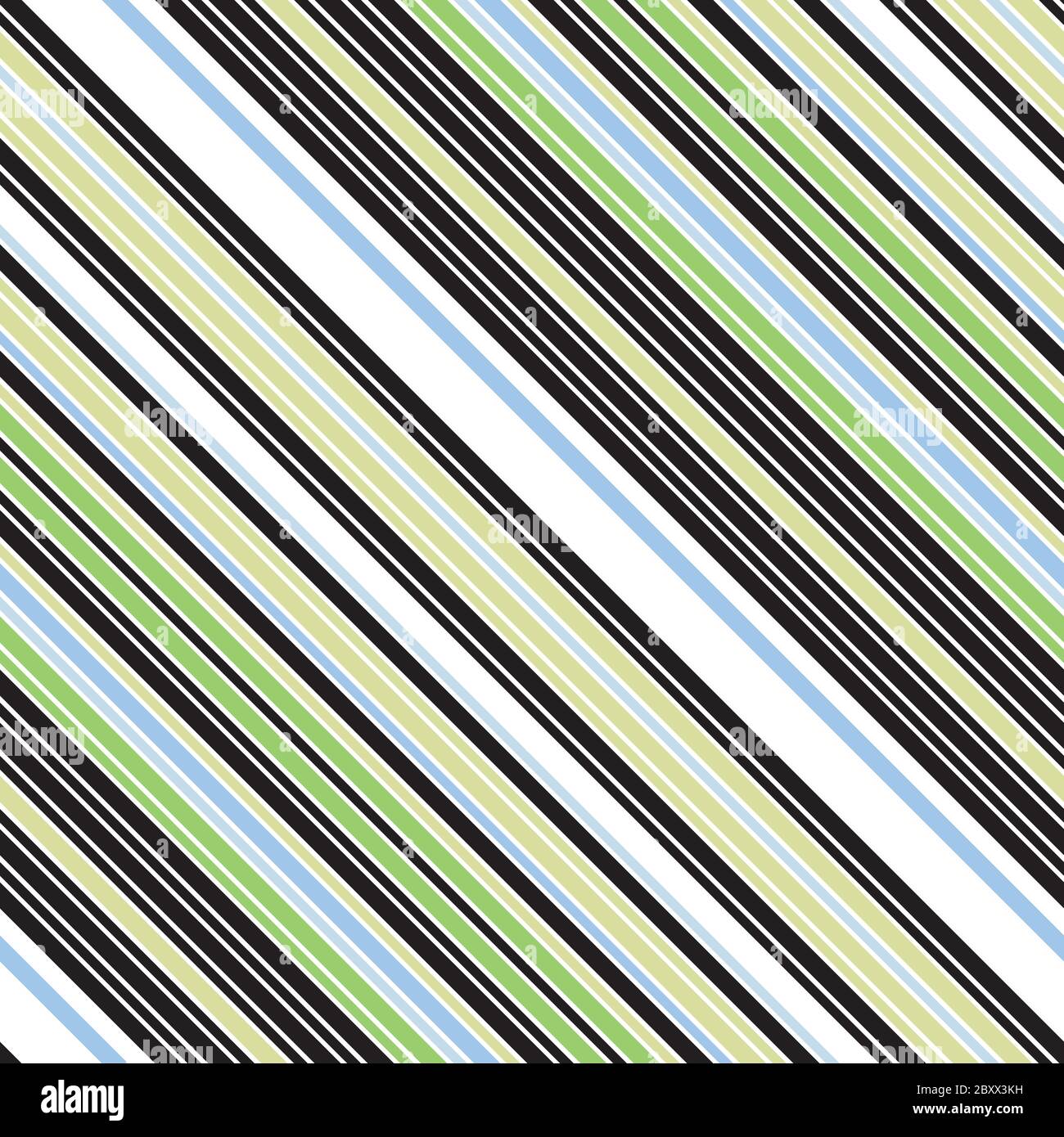 Seamless pattern with oblique colored lines Stock Vector