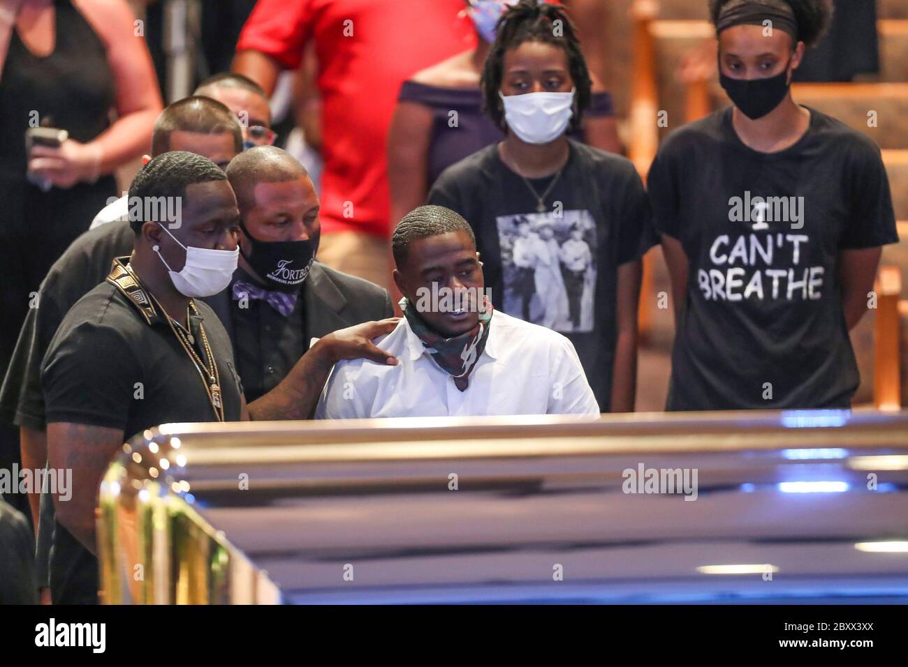 Houston, Texas, USA. 8th June, 2020. Houston rapper CAL WAYNE looks at ...