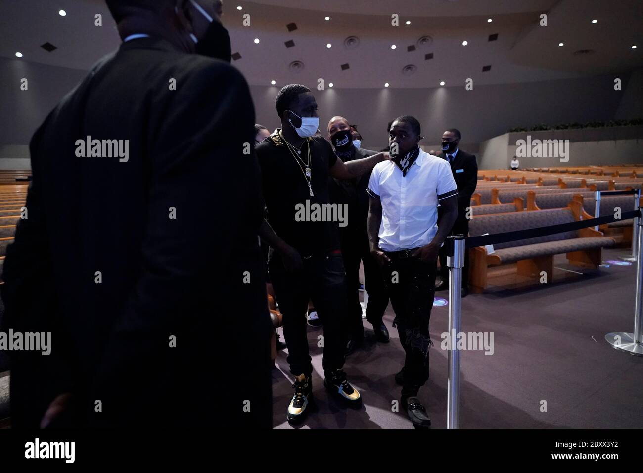 Houston, Texas, USA. 8th June, 2020. Houston rapper CAL WAYNE passes by ...