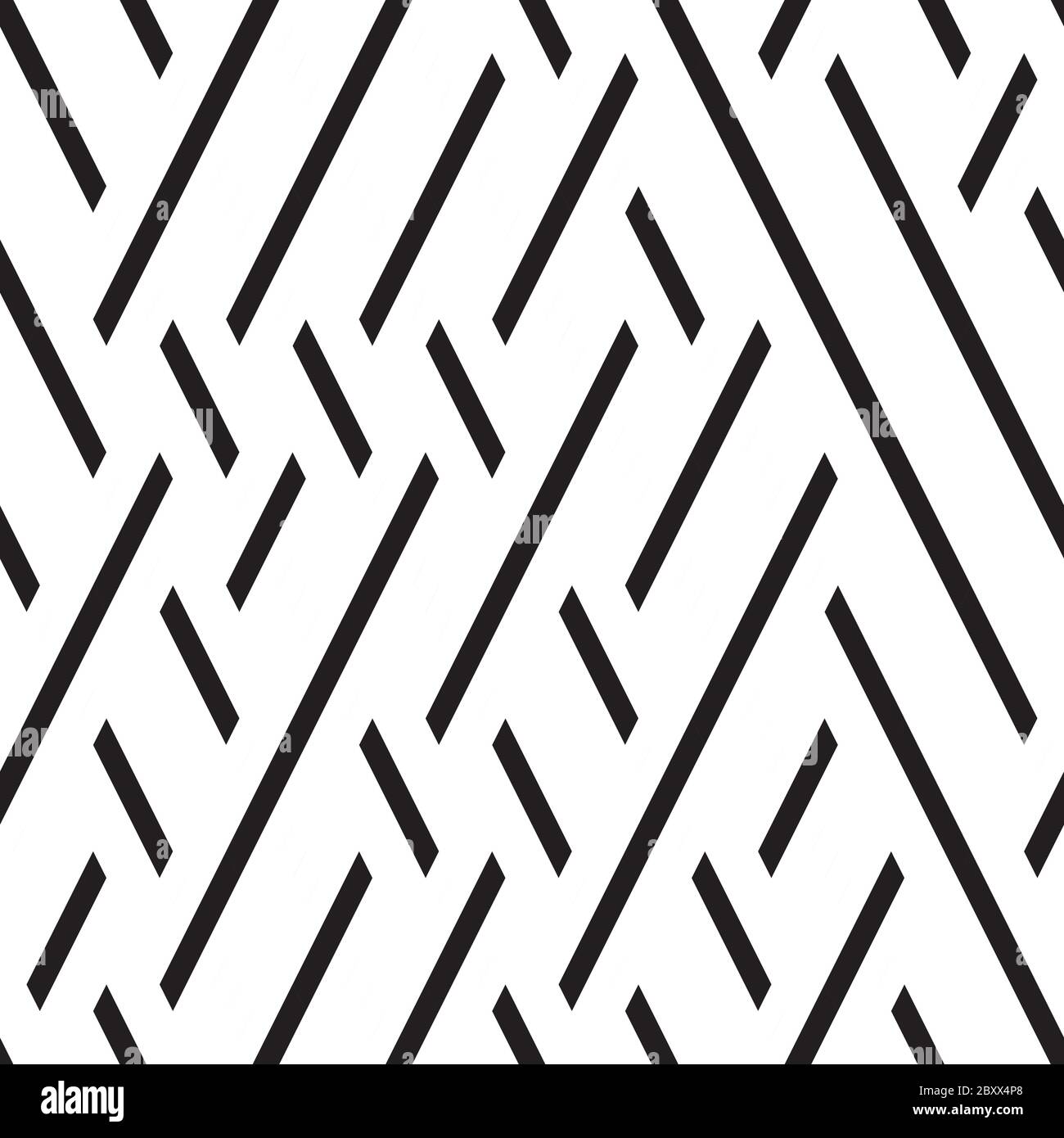 Seamless pattern with oblique black segments Stock Vector