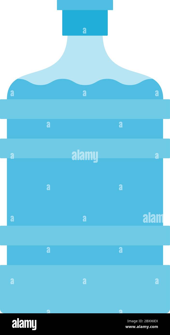 Gallon of drinking water vector icon flat isolated Stock Vector