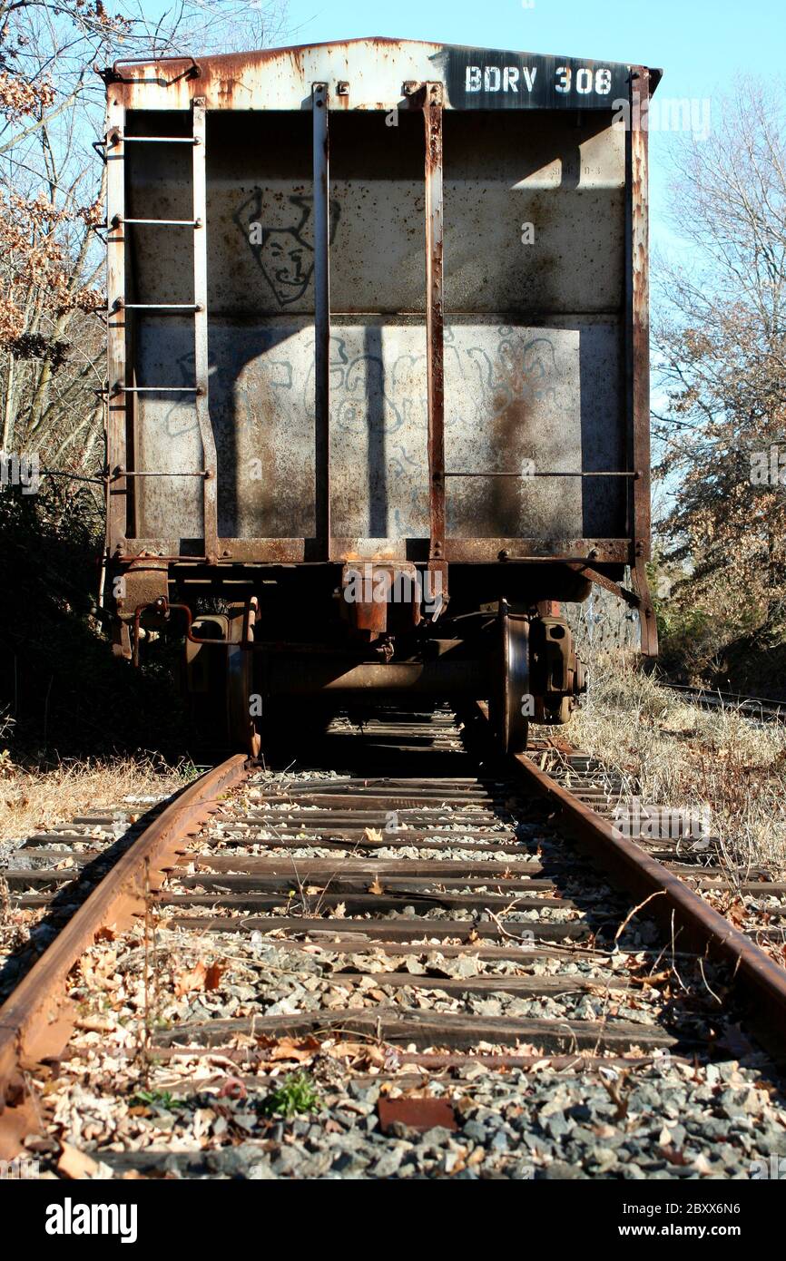 Old train car Stock Photo