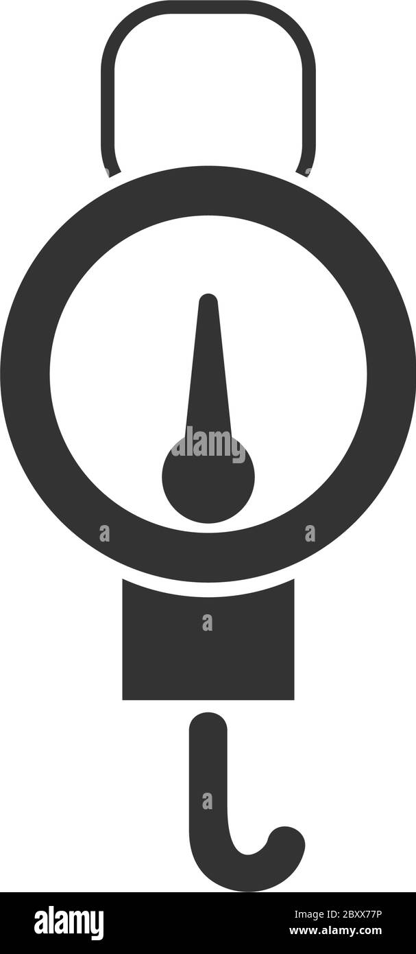 Spring balance scale Black and White Stock Photos & Images - Alamy