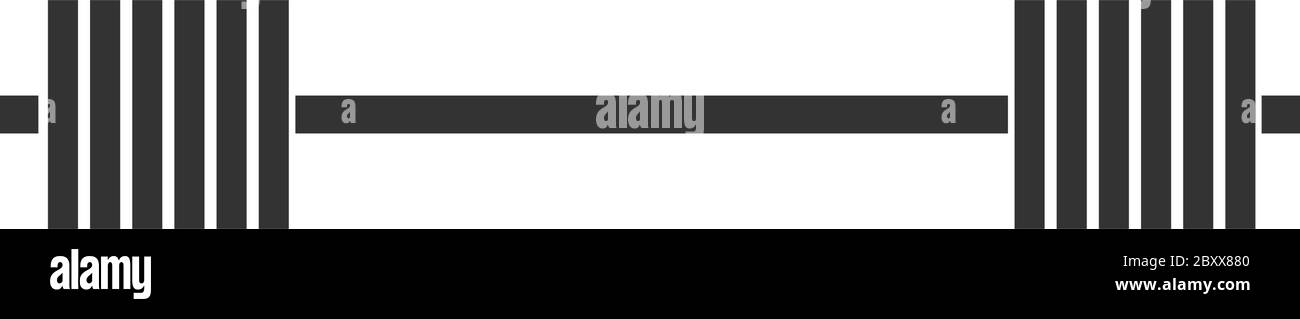 Free weight bar Stock Vector Images - Alamy