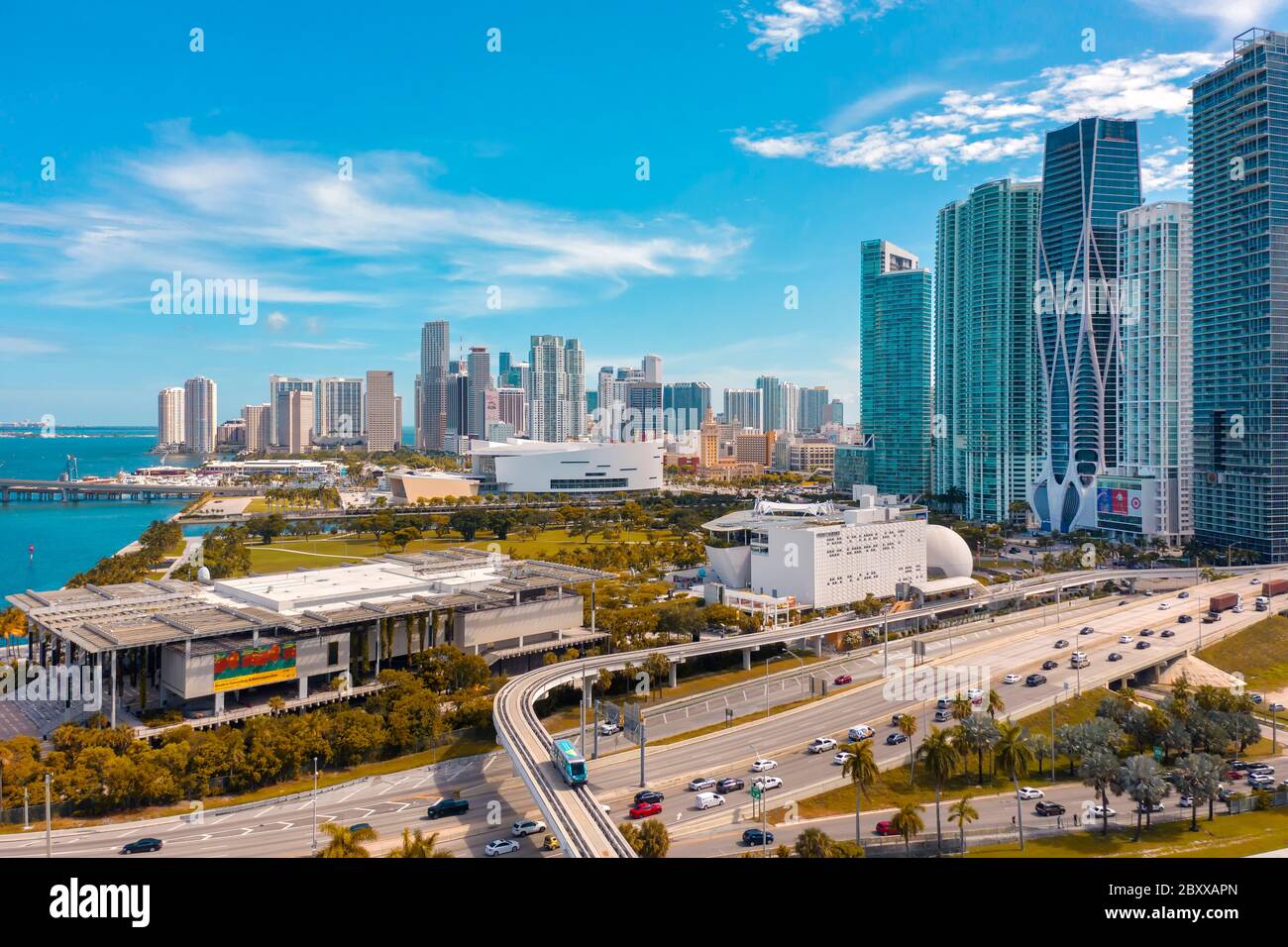 Downtown Miami Stock Photo