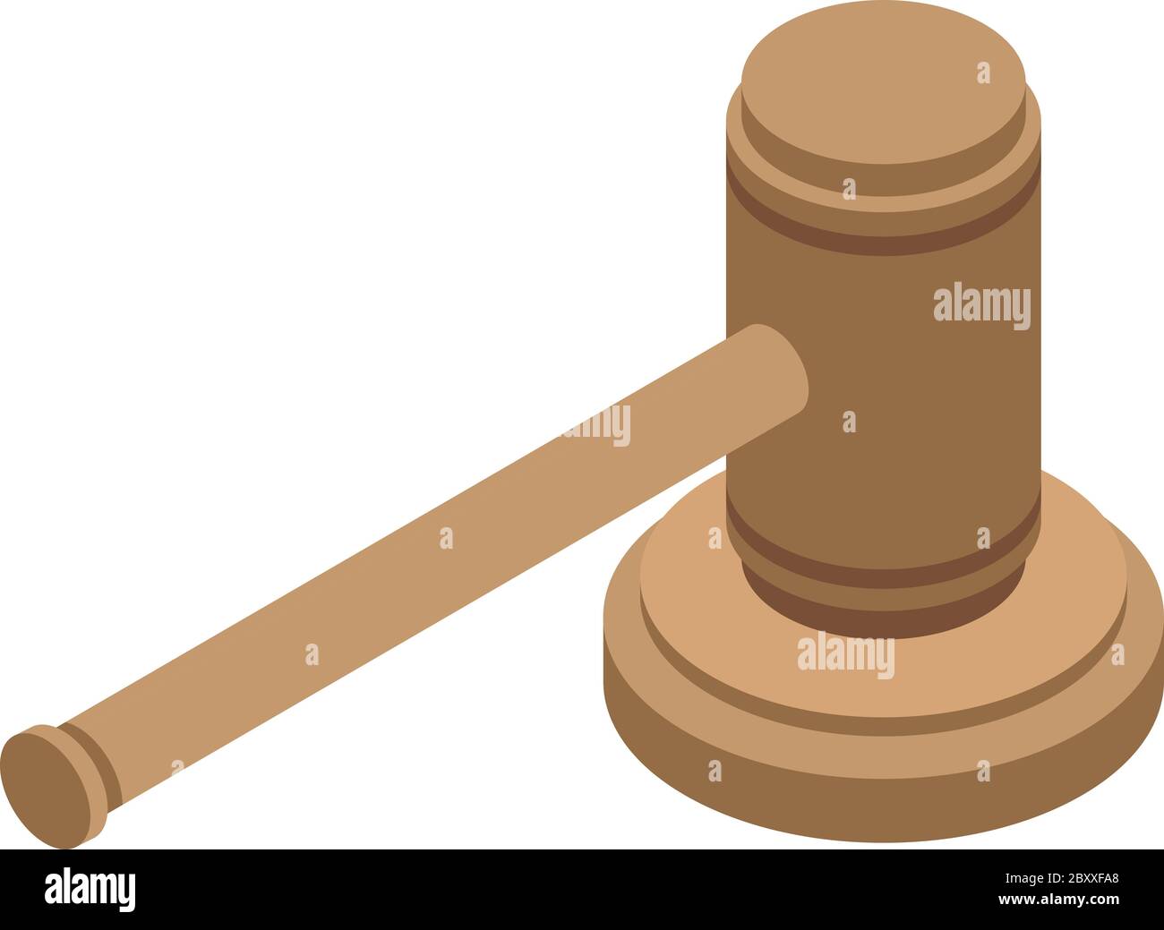 Judge hammer icon, isometric style Stock Vector Image & Art Alamy