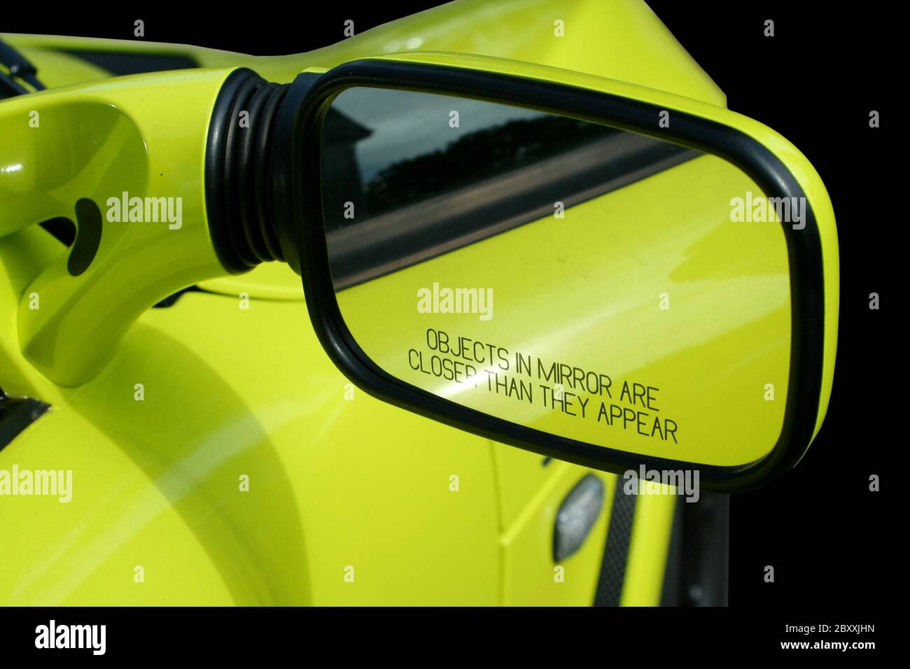Objects are closer than they appear hires stock photography and images Alamy