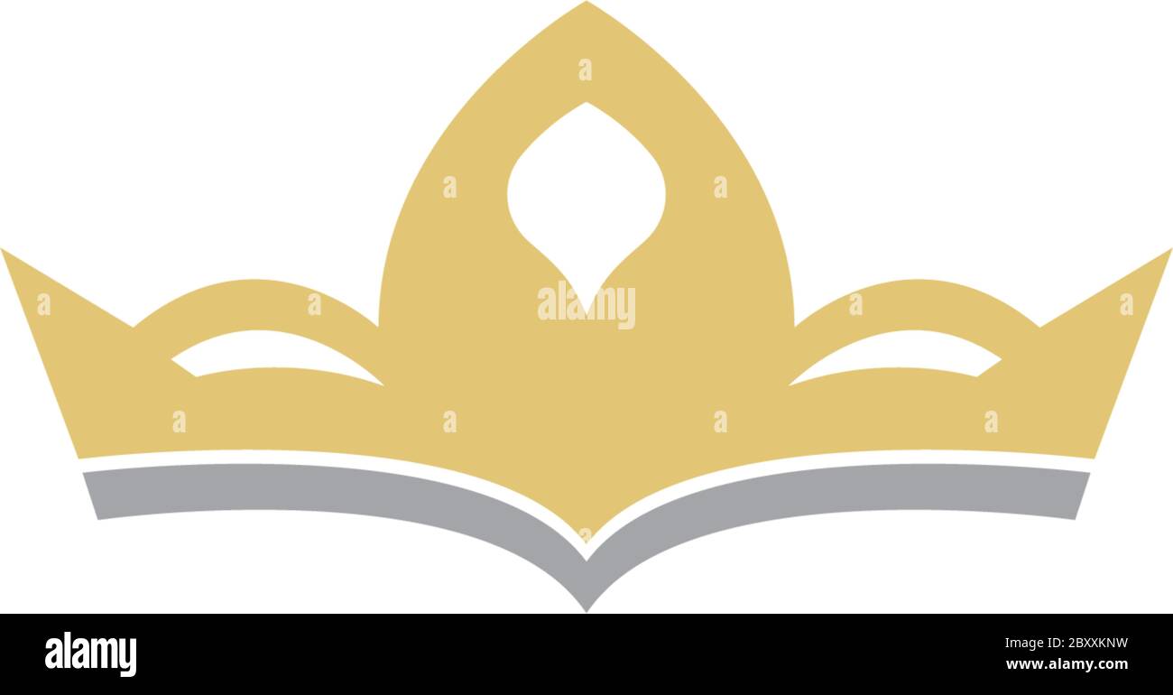 Crown Concept Logo icon Design Template Stock Vector Image & Art - Alamy