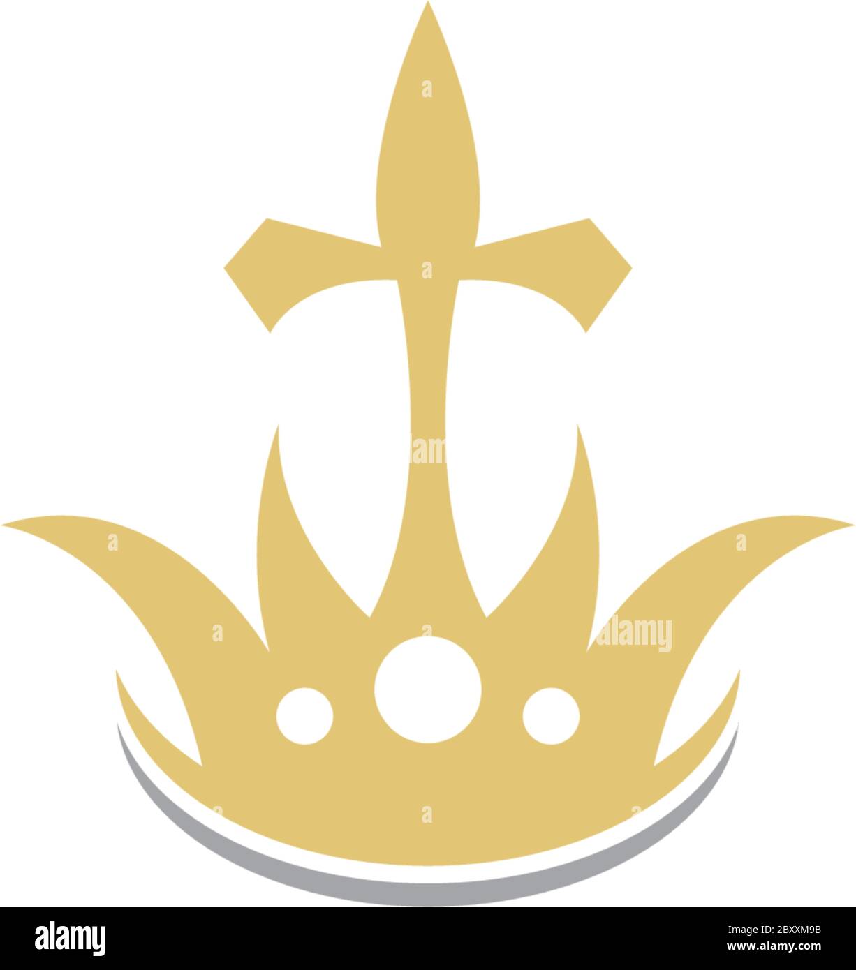 Crown Concept Logo icon Design Template Stock Vector Image & Art - Alamy