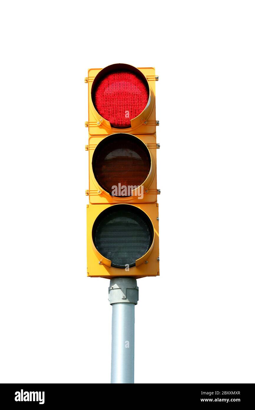 Red traffic signal light Stock Photo Alamy