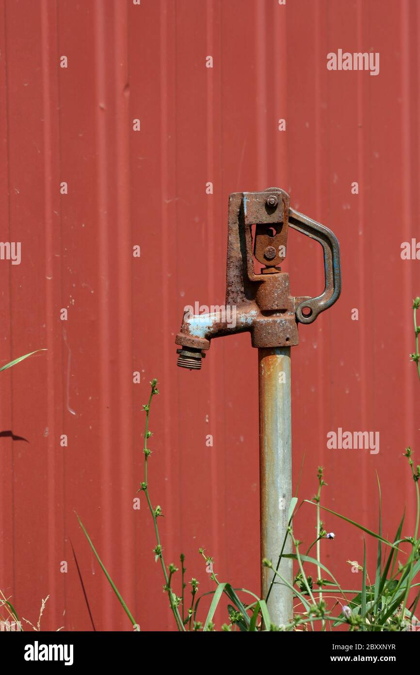 A old water spigot Stock Photo