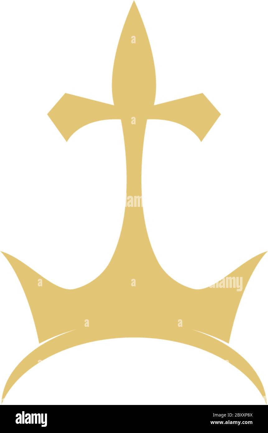 Crown Concept Logo icon Design Template Stock Vector Image & Art - Alamy