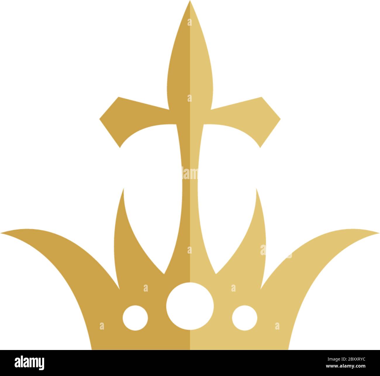 Crown Concept Logo icon Design Template Stock Vector Image & Art - Alamy