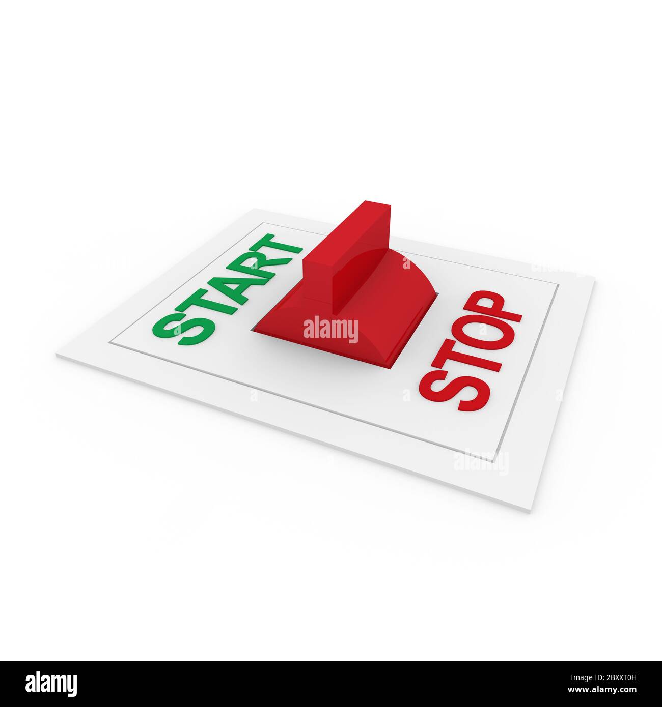 3d button start green hi-res stock photography and images - Alamy