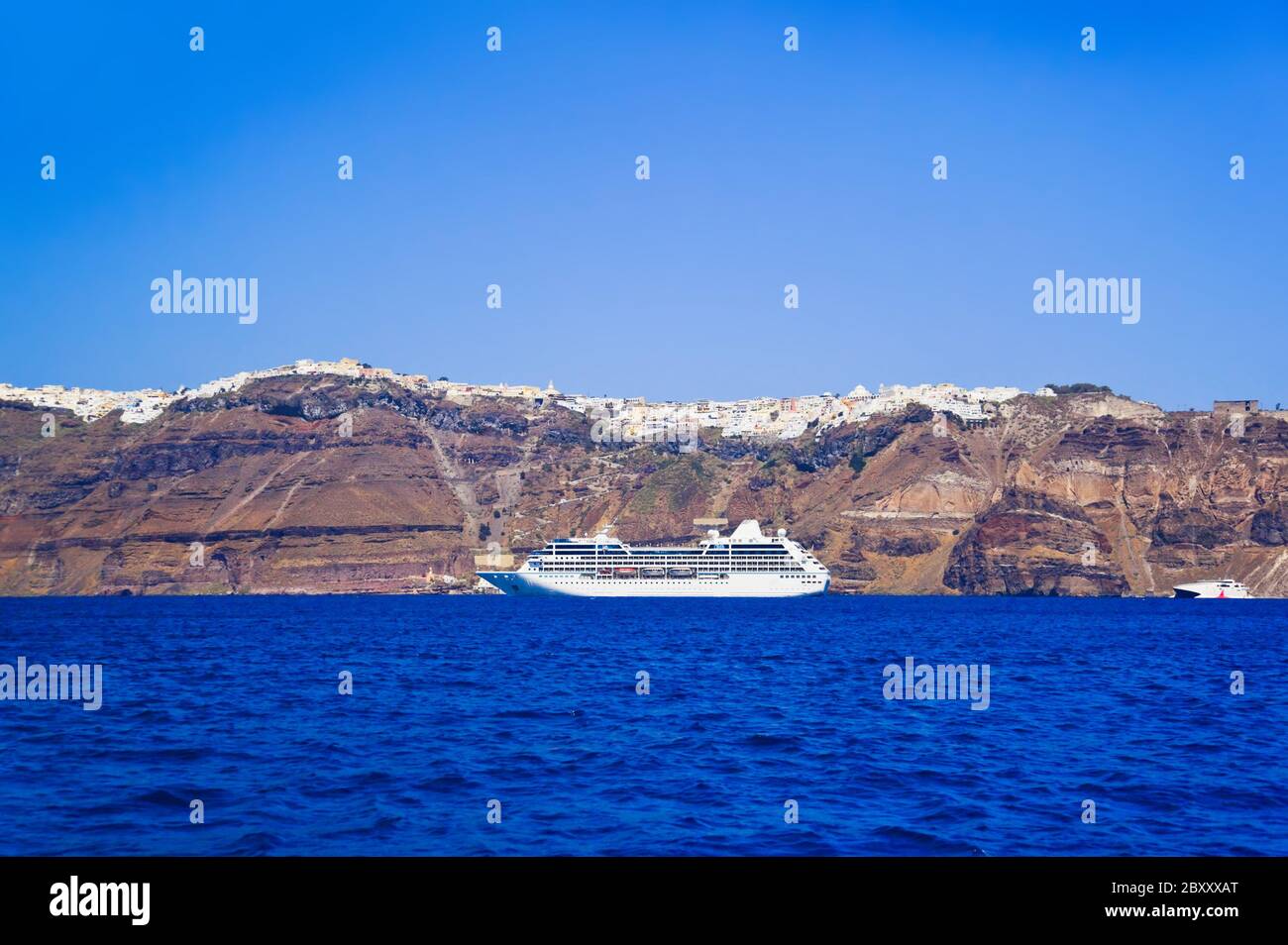 Santorini view (Greece) Stock Photo