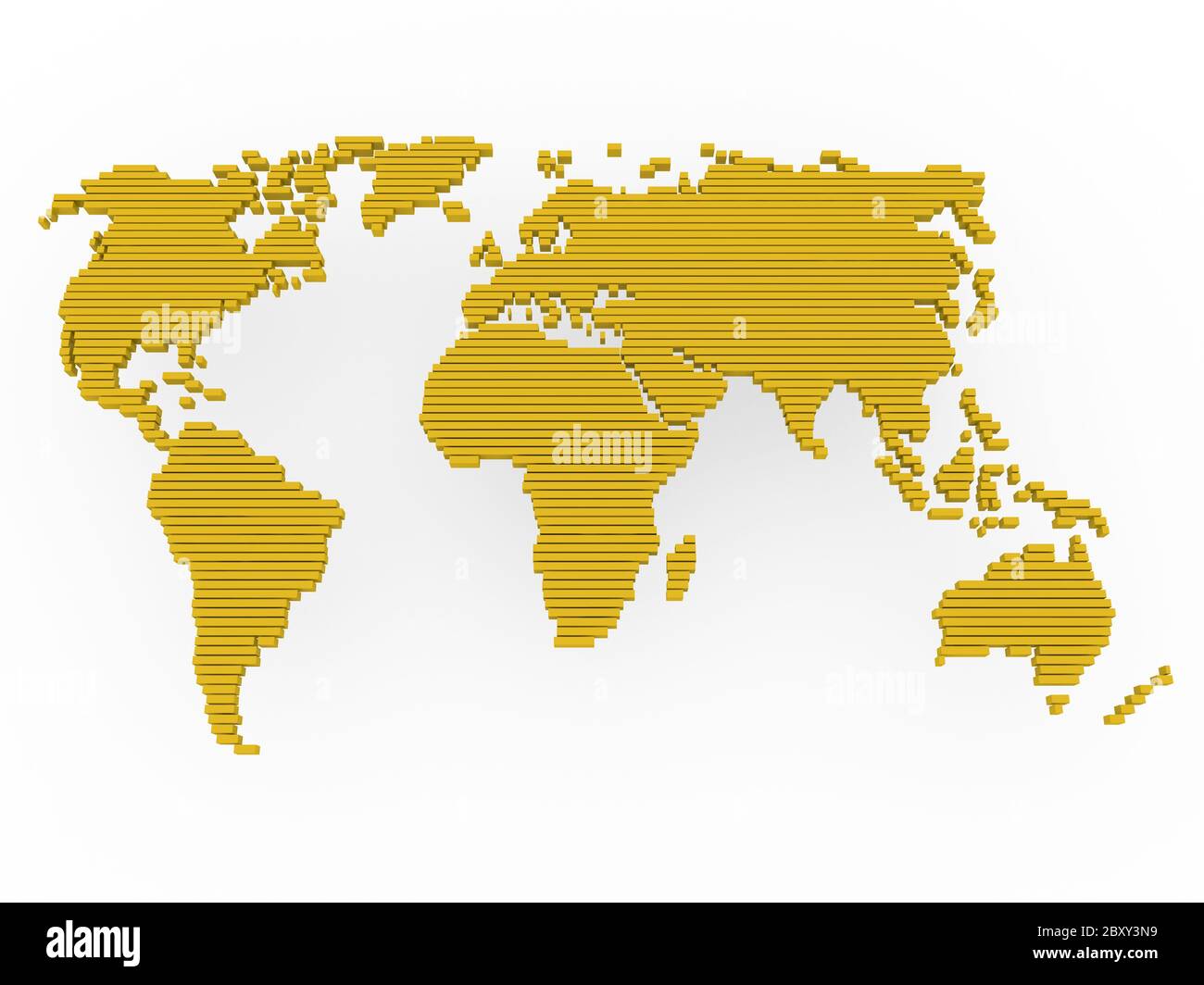 world map gold yellow Stock Photo Alamy
