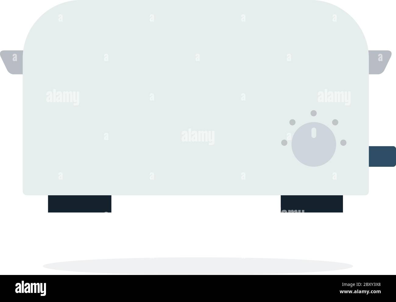 Toaster vector flat isolated Stock Vector
