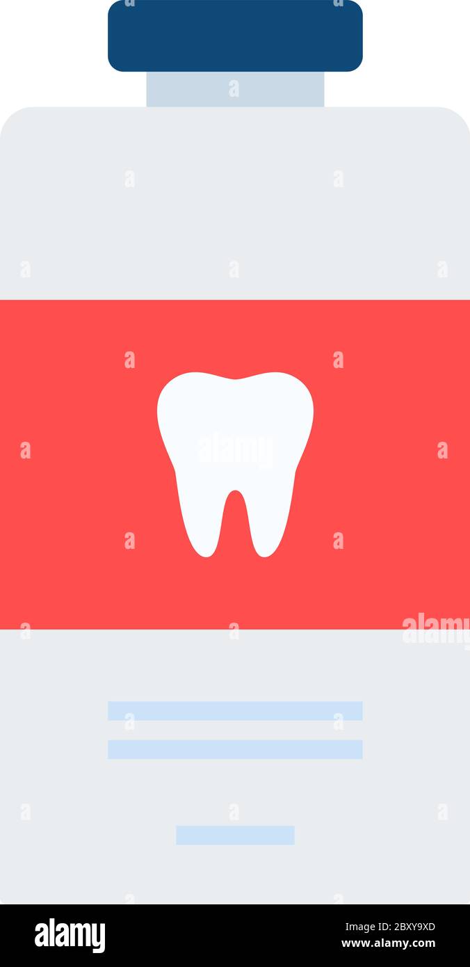 Dentifrice vector icon flat isolated Stock Vector