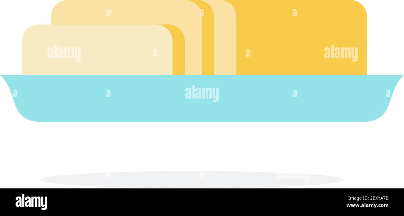 Butter in a dish Stock Vector Image & Art Alamy