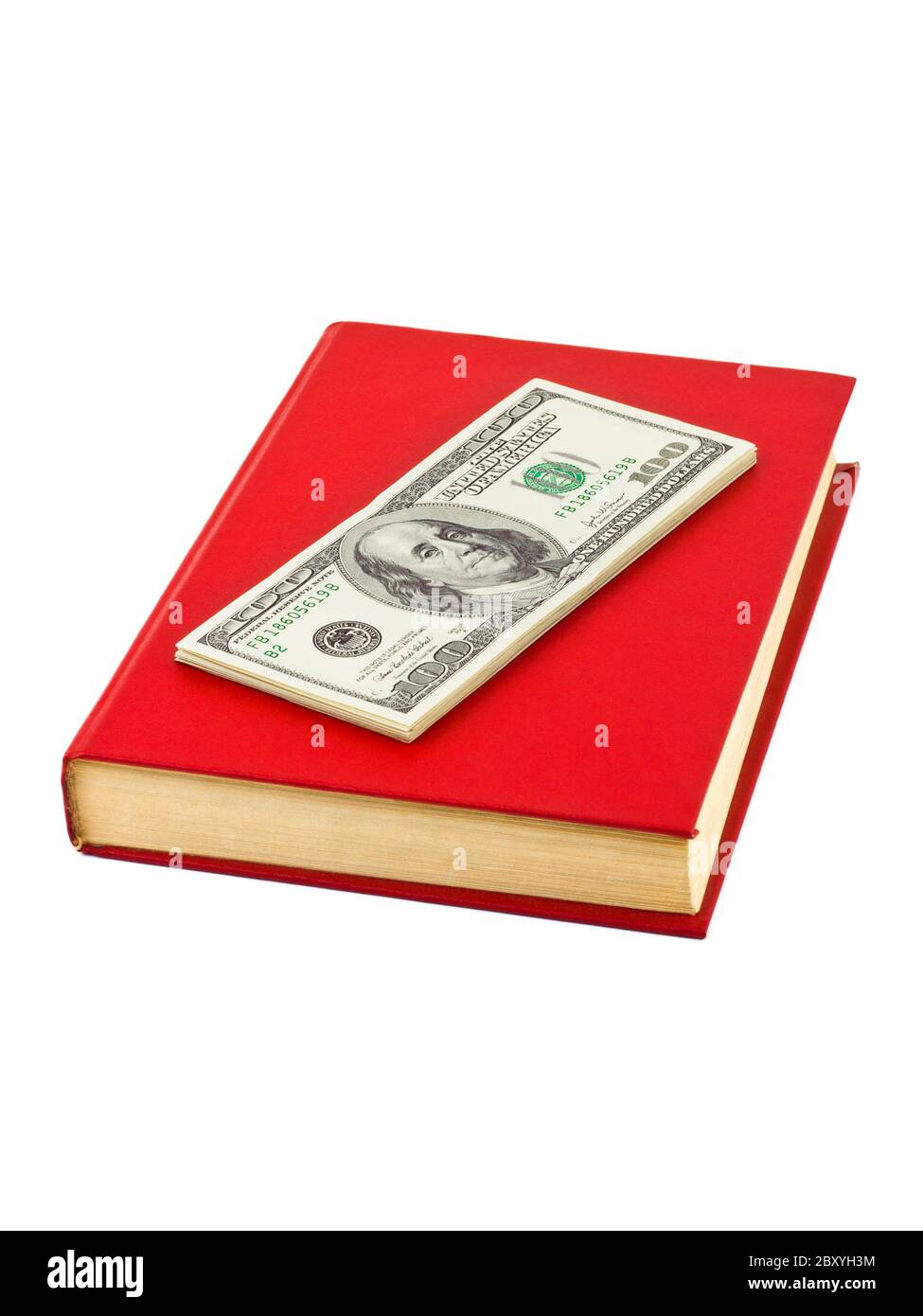 Money and book Stock Photo - Alamy