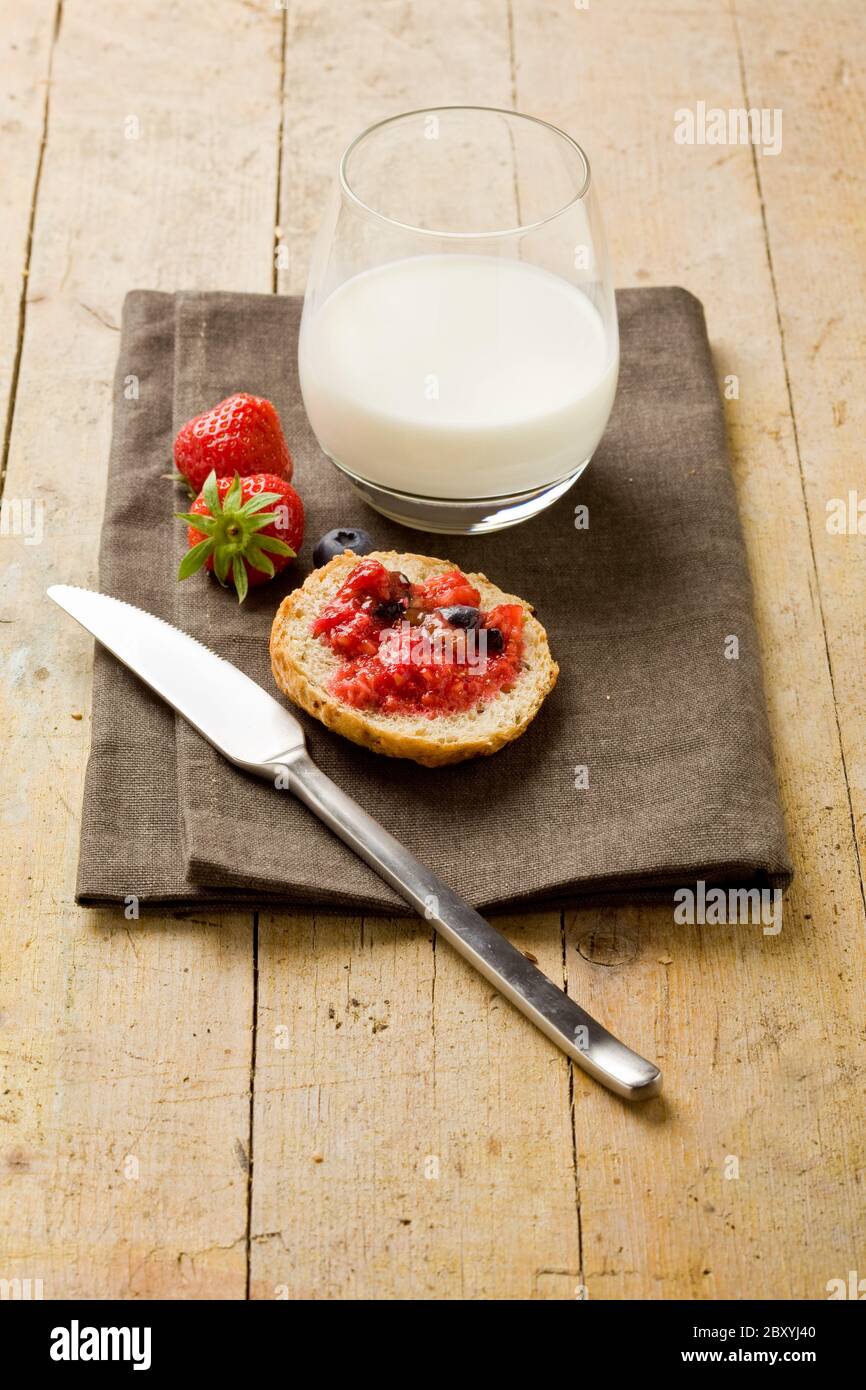 Marmalade Breakfast Stock Photo Alamy