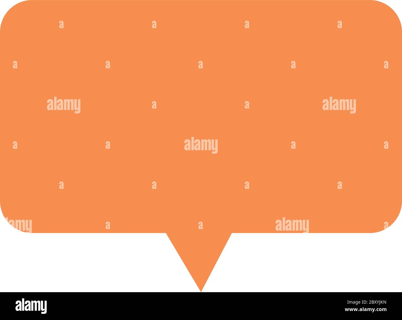 speech bubble icon over white background, flat style, vector ...